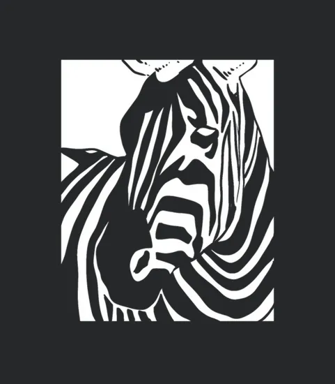 Zebra Head Animal Keepers Gift