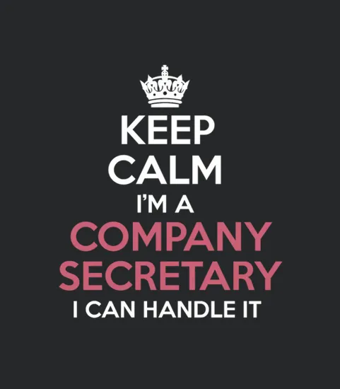 Company Secretary Keep Calm Im A Company Secret