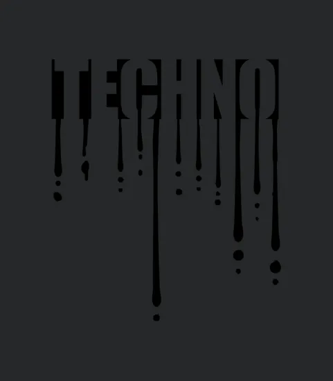 Drops Logo Techno