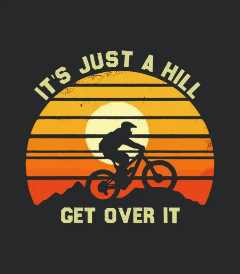 Funny Mountain Biking Art For Men Women