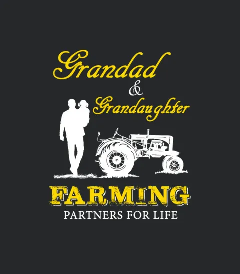 Granddad And Granddaughter Farmer T Shirts