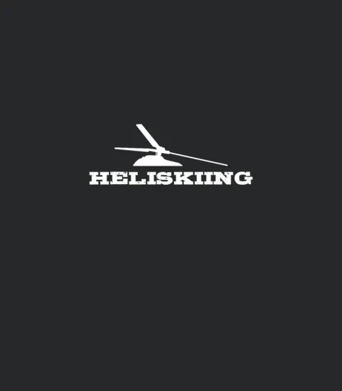 Heliskiing Heli Skiing Ski Vintage Skier Freeride