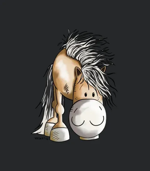 Funny Fjord Horse Horses Cartoon Gift