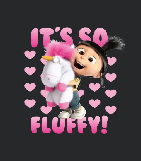 Minions Agnes Its So Fluffy Pink With Her Unicorn
