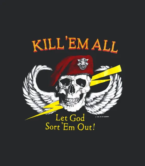 1986 Kill Em All Let God Sort Em Out