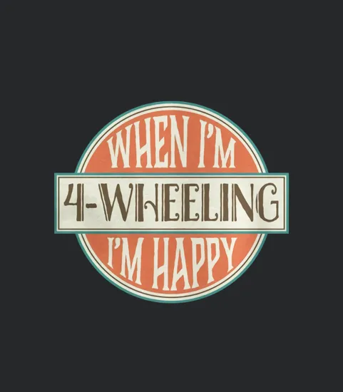 4 Wheeling Vintage Four Wheeler Off Road Gift Tee