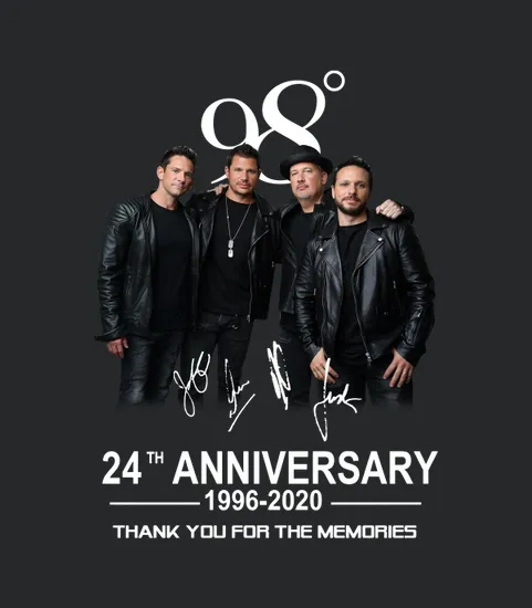 98 Degrees 24th Anniversary 1996 2020 Signatures Thank You For The Memories