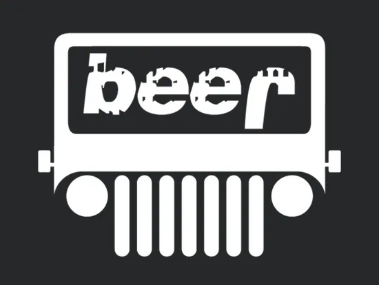 Adult Beer Jeep Design Funny Drinking