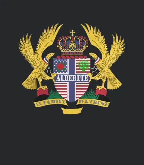 Alderete Family Crest For American People Alderete Family