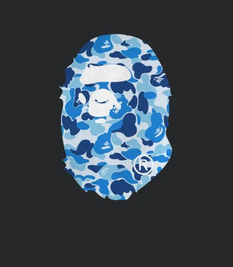 Bape R Abc Blue Camo