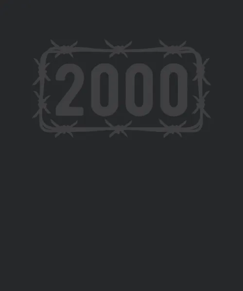 Birthday Vintage 2000 Barbed Wire