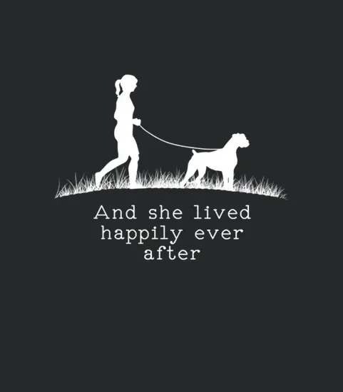 Boxer And She Lived Happily Ever After Dog Sweaters