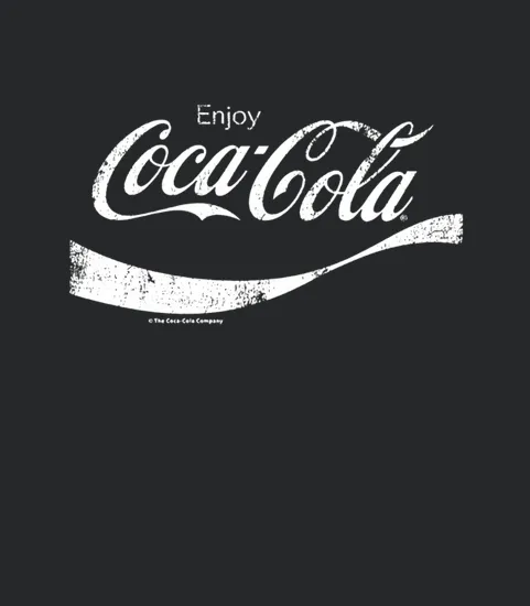 Cocacola Vintage White Geniessen Sie Das Grafische Hemd Des Logos