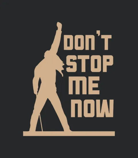 Dont Stop Me Now Queen Silhouette Music