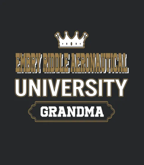 Embry Riddle Aeronautical University Grandma Great Gift For Grandparents