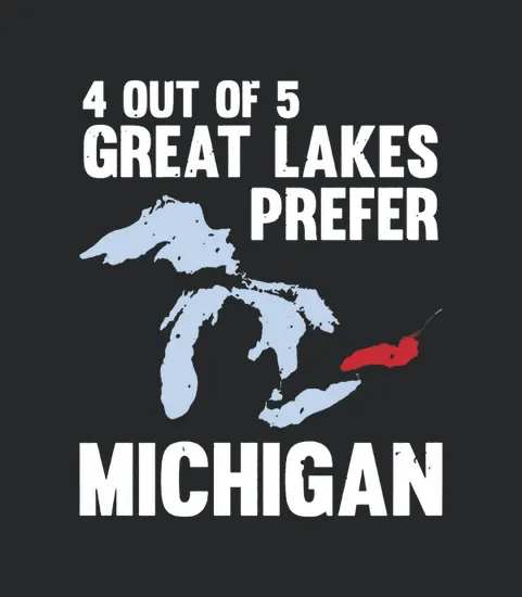 Four Out Of Five Great Lakes Prefer Michigan