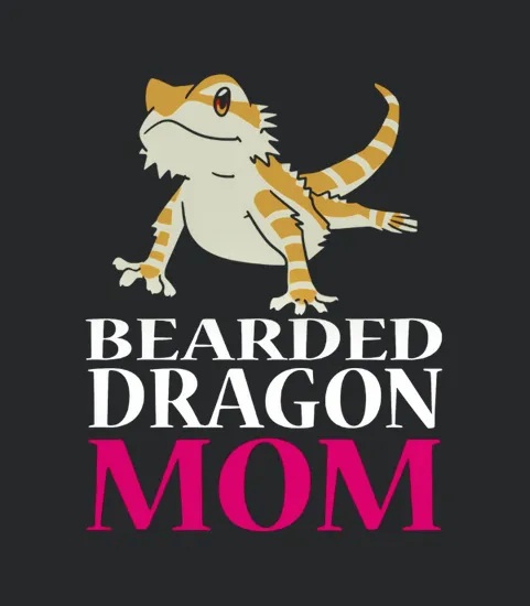 Funny Bearded Dragon Mom Birthday Pet Zoo Premium Black Youth B073fxjxpq 1