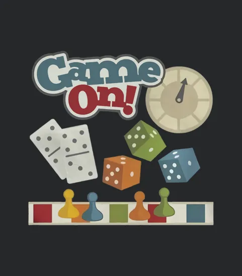 Game On Board Game Dice Dominoes Pawns Players