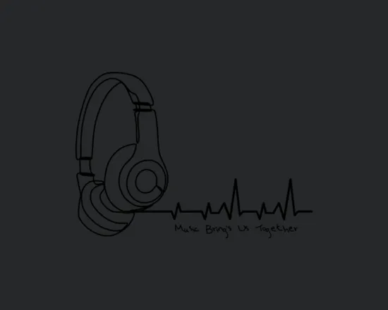 Headphones Music Quotes Sayings Gift Idea