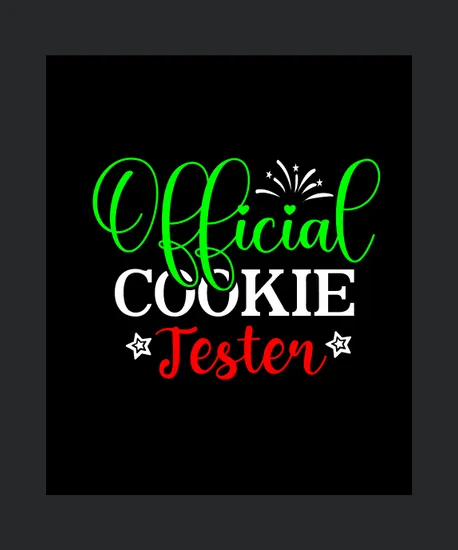 Holiday Time Official Cookie Tester Holiday Tee