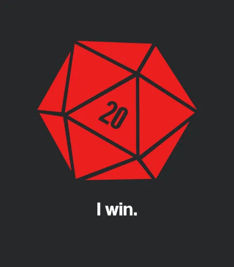 I Win D20