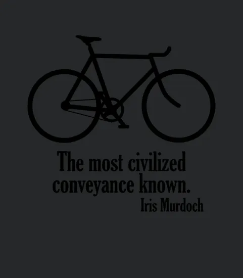 Iris Murdoch Cycling Quote