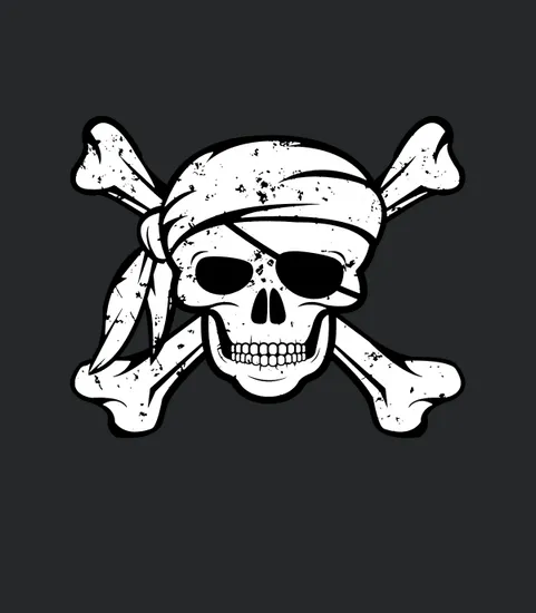Jolly Roger Pirate Pirates Cool Party Tee