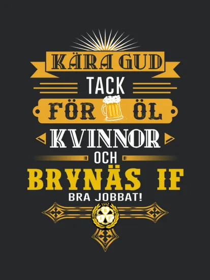 Kara Gud Tack For Ol Kvinnor Och Brynas If Bra Jobbat