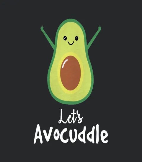 Let S Avocuddle Cute Avocado Vegan Vegetarian Mens Premium