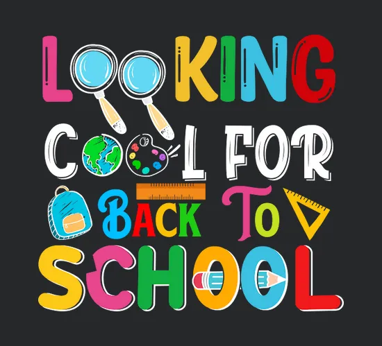 Looking Cool For Back To School