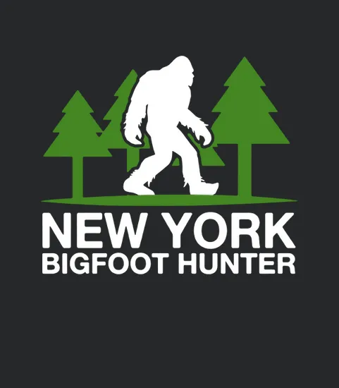 New York Bigfoot Hunter Funny Sasquatch