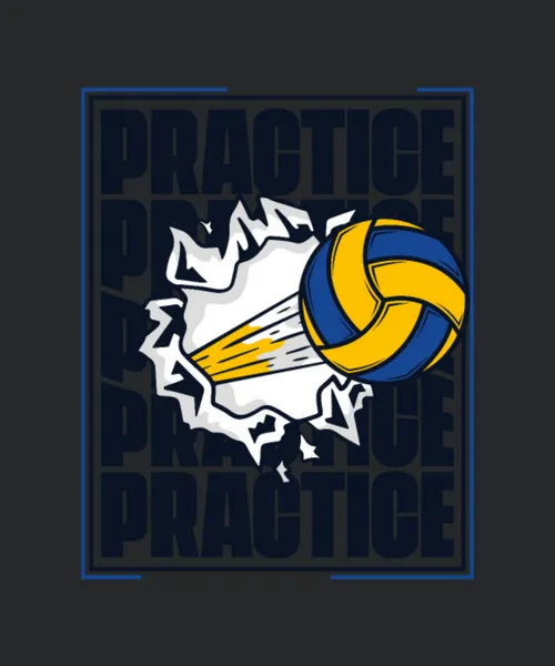 Practice Player Coach Team Trainer Volleyball