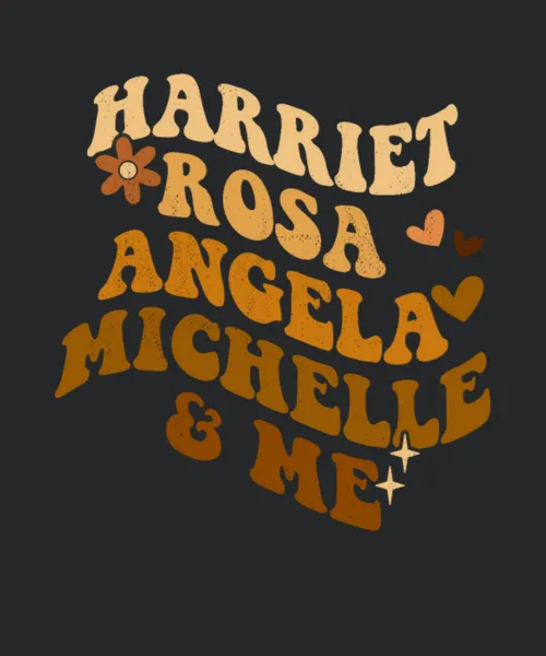 Retro Groovy Melanin Pride Harriet Rosa Angela