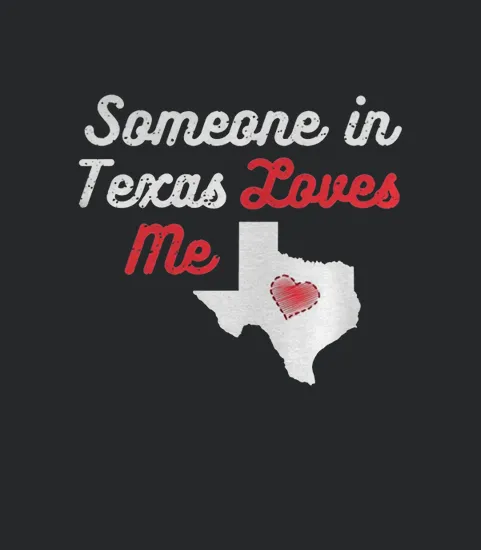 Someone In Texas Loves Me I Grandkids Gift Idea Tee
