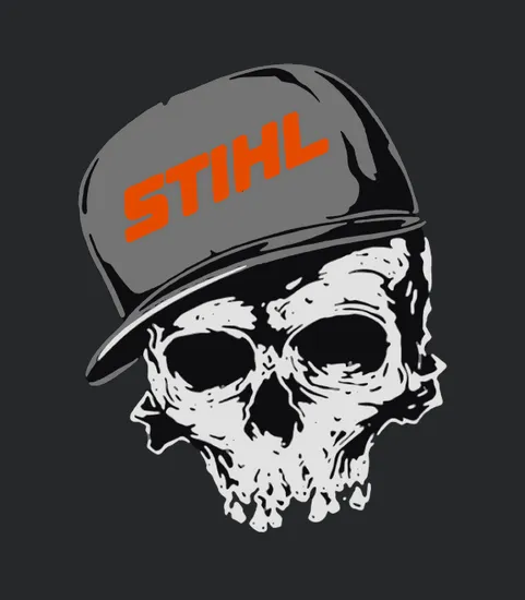 Stihl Logo Skull Hat