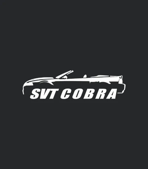 Svt Cobra Mustang Convertible Classic Outline Design