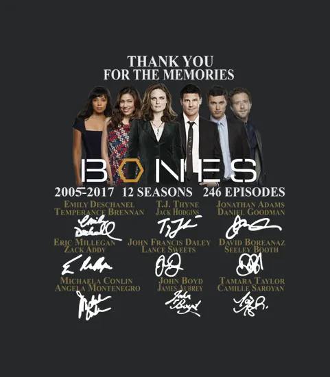 Thank You For The Memories Bones 2005 2017 12 Seasons 246 Episodes Signatures