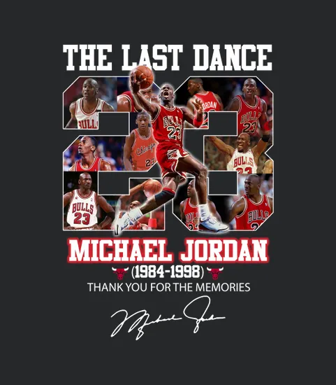 The Last Dance 23 Michael Jordan 1984 1998 Thank You For The Memories Signature