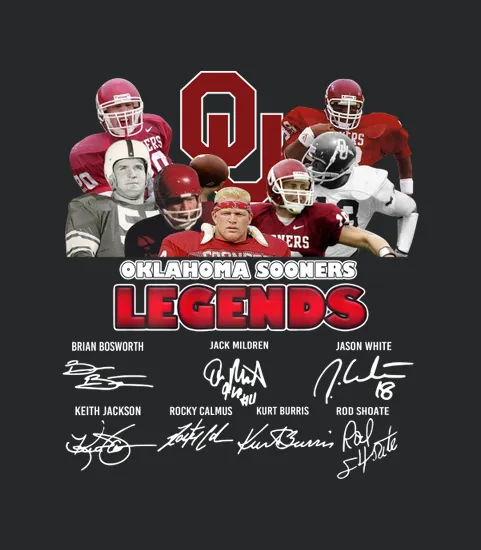 The Oklahoma Sooners Legends Signatures