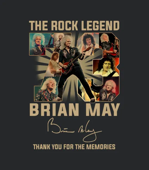 The Rock Legend 73 Brian May Thank You For The Memories Signature Travel