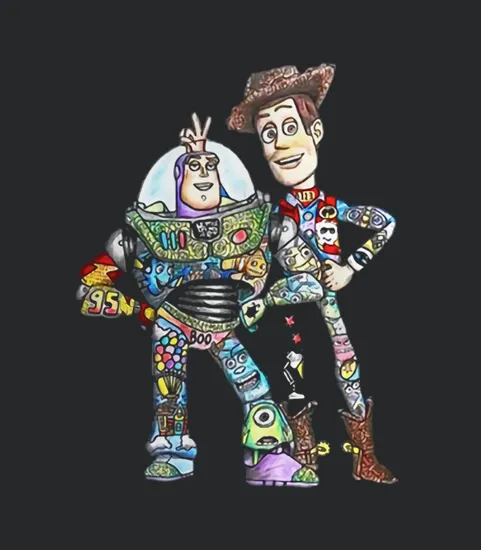 Toy Story Character Buzz Lightyear And Woody