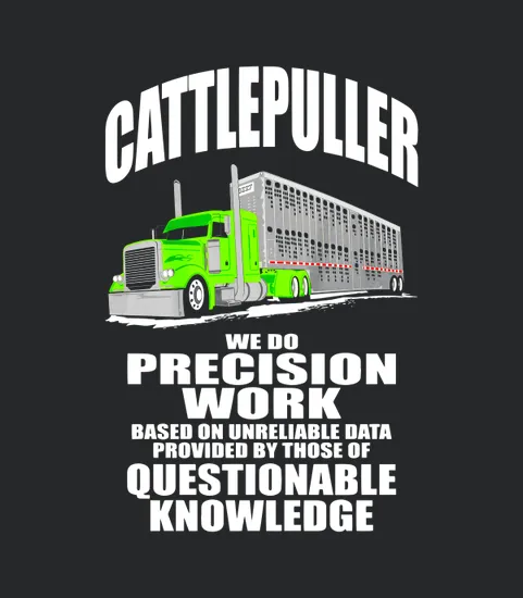 Truck Driver Bull Hauler Cattlepuller