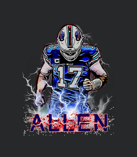 Wallpaper Of Josh Allen Buffalo Bills Vintage Football Trending