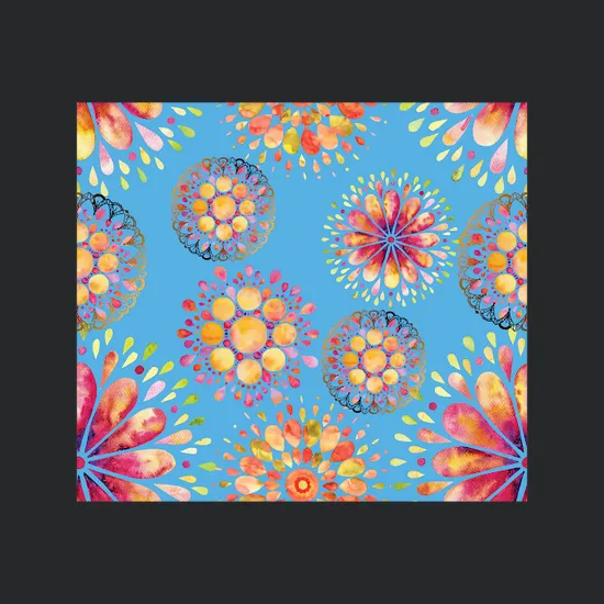 Watercolor Mandala Tumbler Wrap