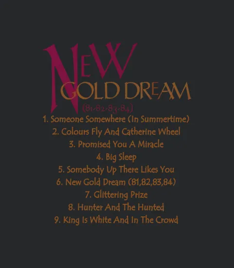 2 Side Simple Minds New Gold Dream Wt01