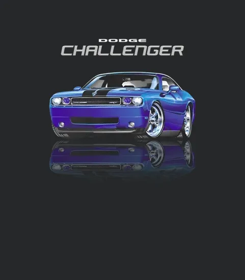 Blue Dodge Challenger Srt Hemi Licensed