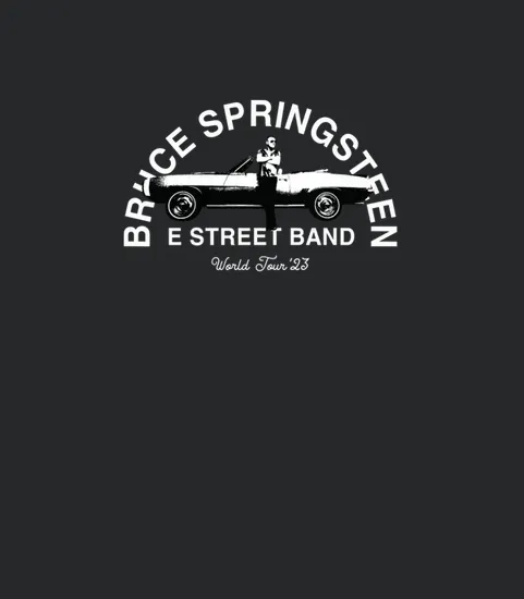 Bruce Springsteen Merch Store Bruce Springsteen And The E Street Band 2023 World Tour Black