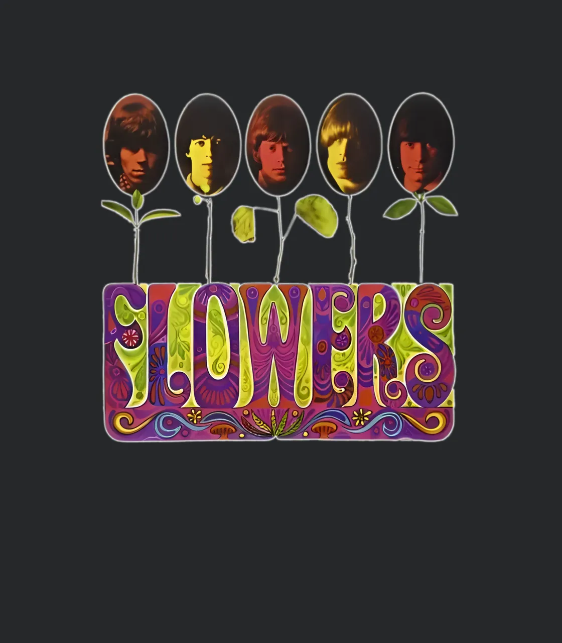 Rls62uk Flowers By The Rolling Stones