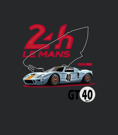 Yl Ford Gt Vainqueur Du Mans Gt40 Mk1