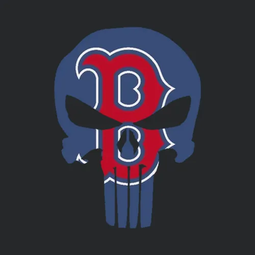 Boston Red Sox Skull
